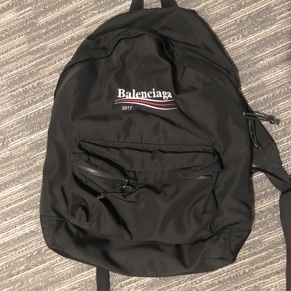 Authentic Balenciaga 2017 Backpack Black - Picture 1 of 7